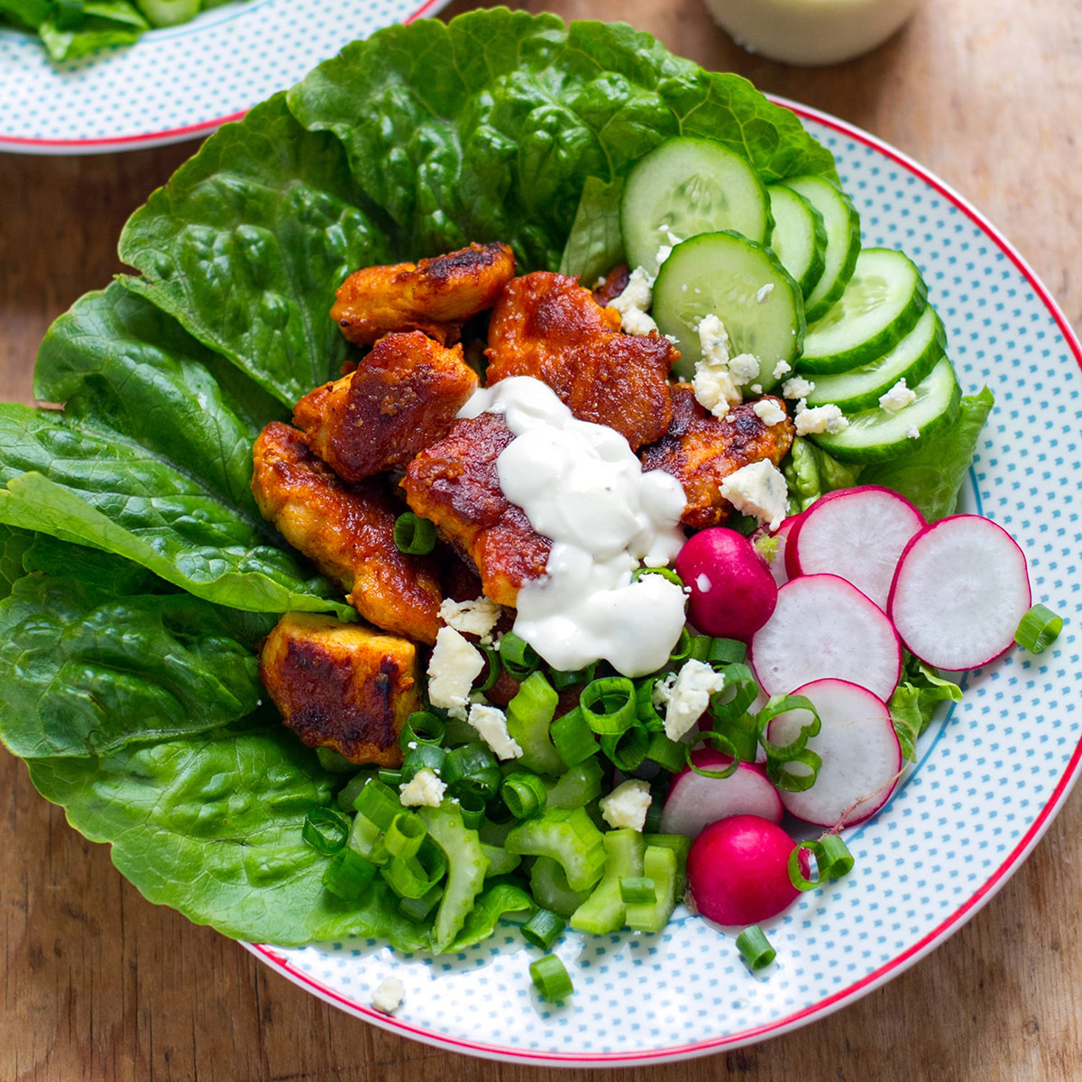Healthy Buffalo Chicken Salad