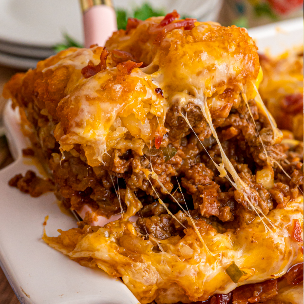 Cheeseburger Tater Tot Casserole