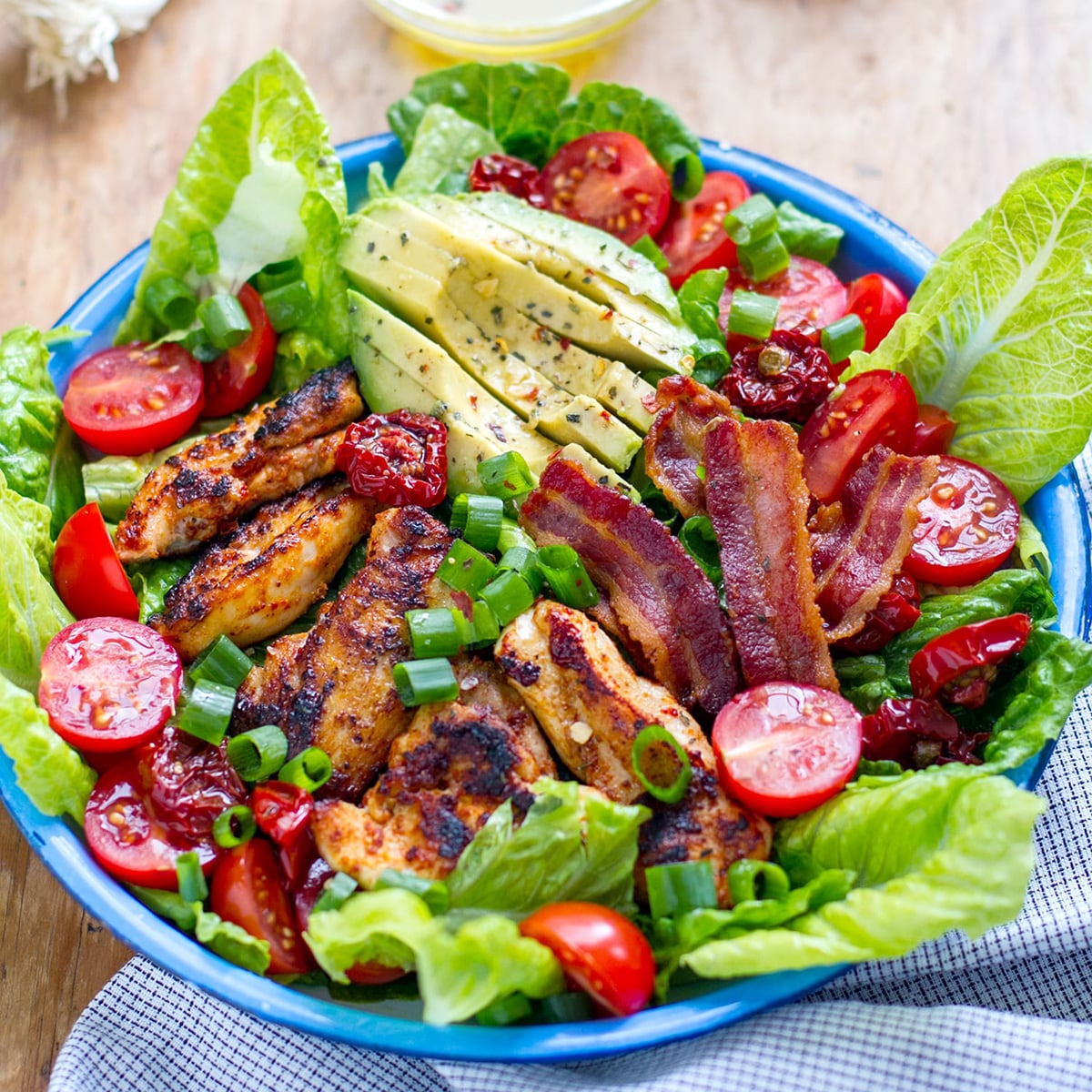 BLT Chicken Salad With Avocado