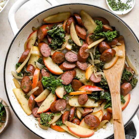 Chicken Sausage and Apple Skillet