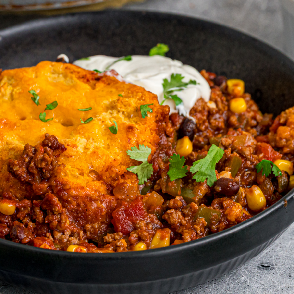 Chili Cornbread Casserole
