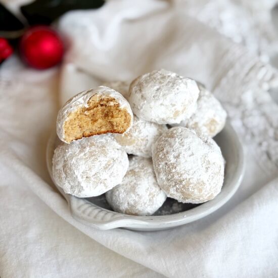 Cinnamon Cream Cheese Snowballs