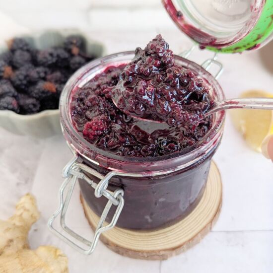 Blackberry Ginger Compote