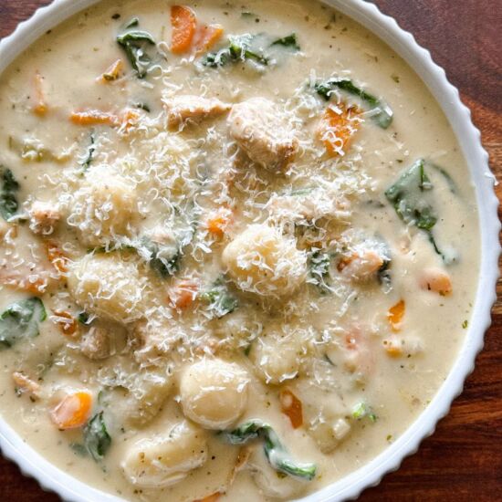 Creamy Chicken Gnocchi Soup