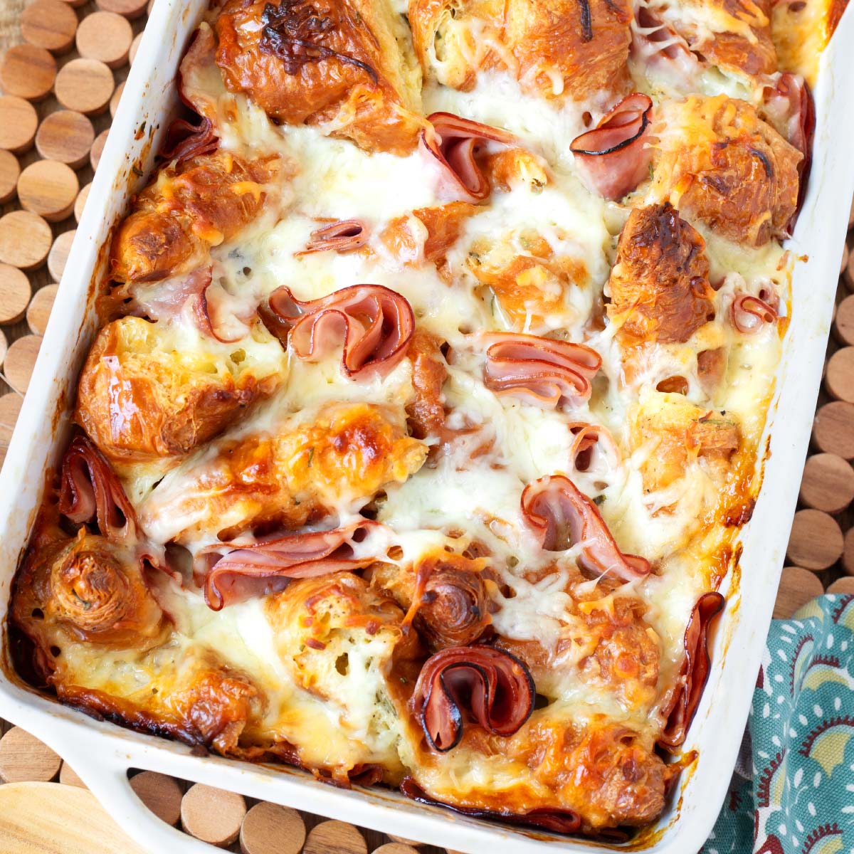 Croissant Breakfast Casserole