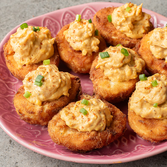 Fried Deviled Eggs