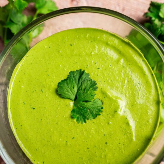 Creamy Zingy Cilantro Sauce