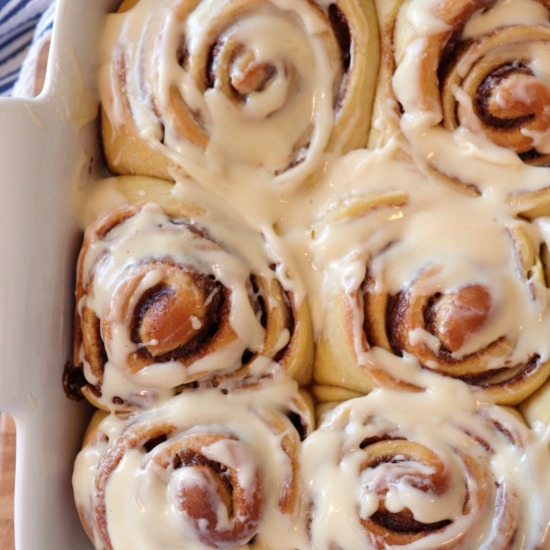 Einkorn Cinnamon Rolls