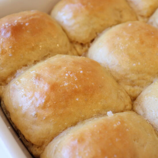 Einkorn Dinner Rolls with Tangzhong