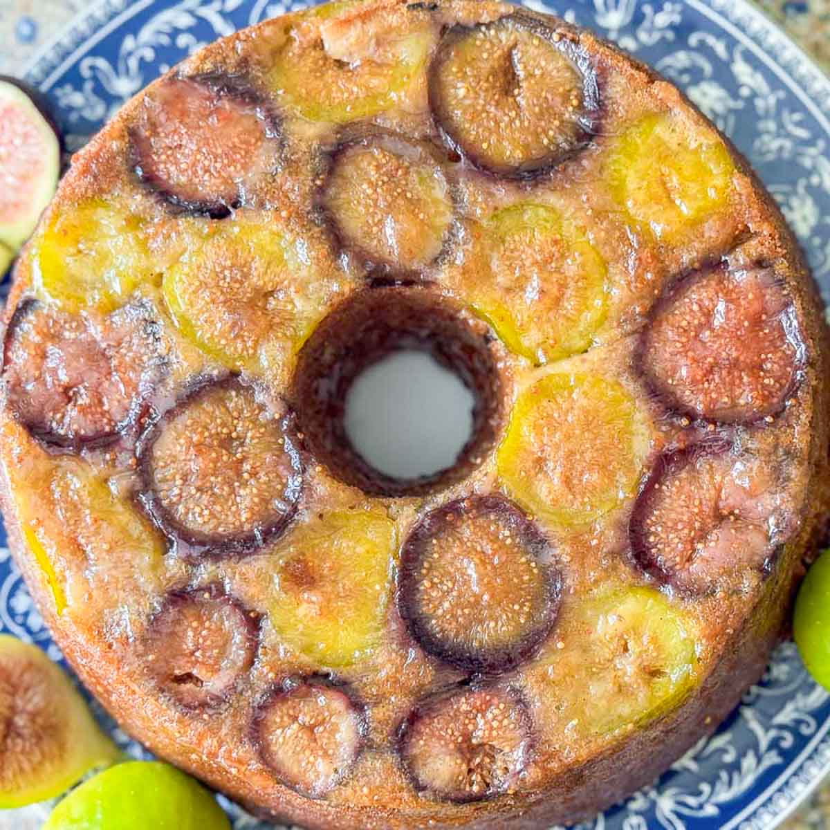 Moist Fig Cake with Pecans