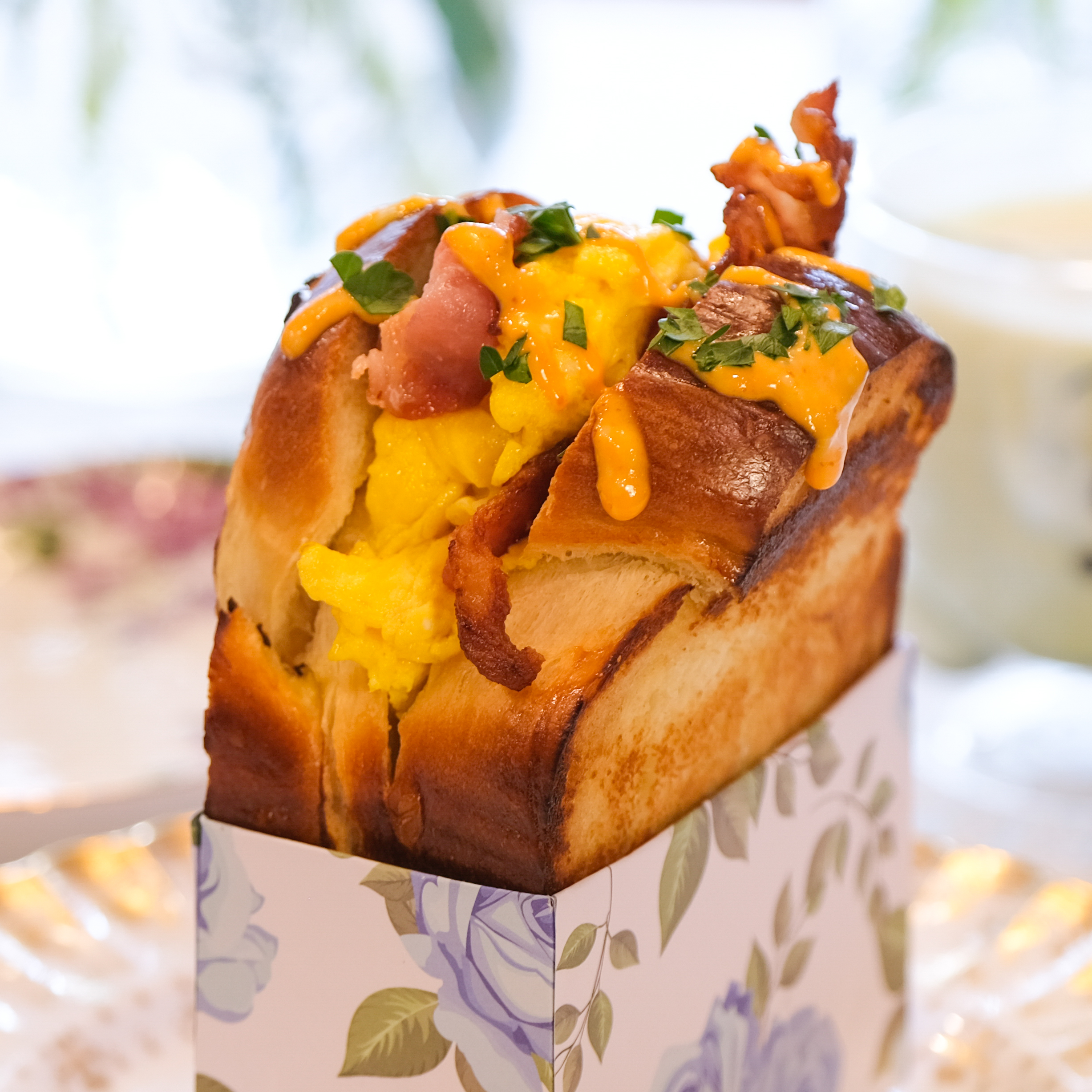 Korean Egg Drop Sandwich