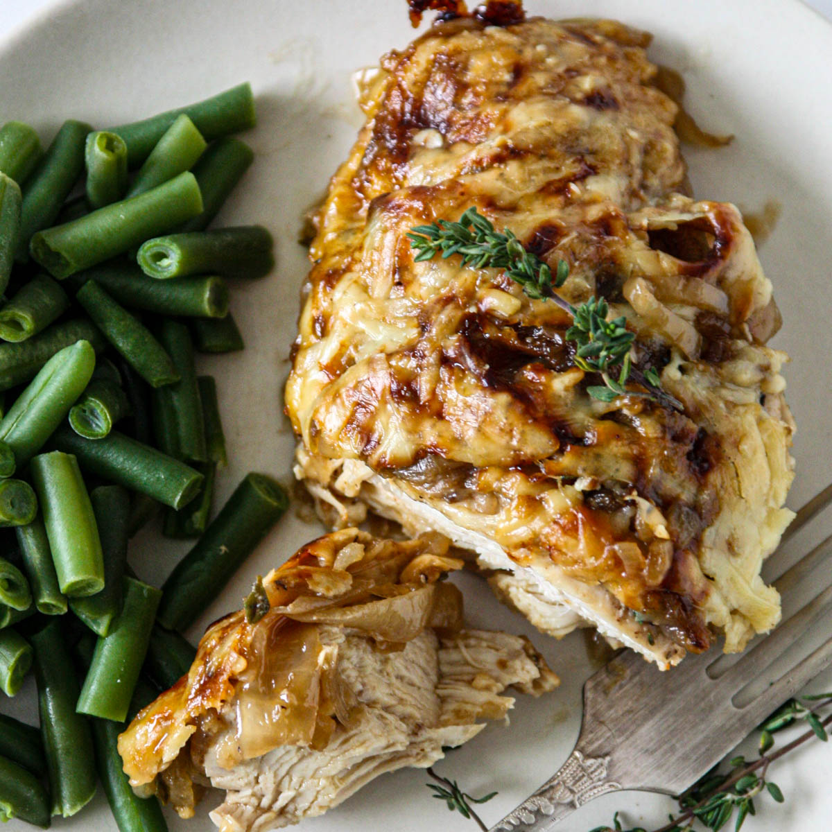 French Onion Chicken Bake