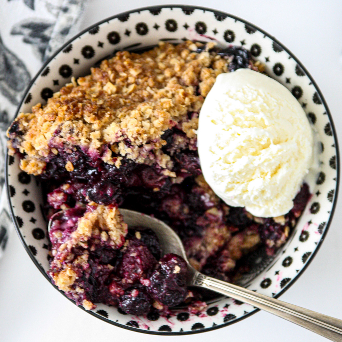 Gluten Free Blueberry Crisp