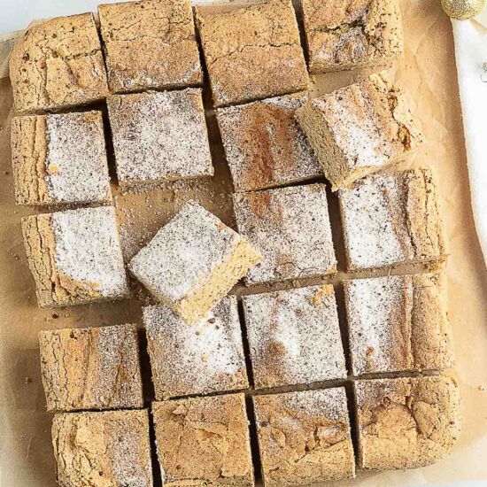 Gluten Free Snickerdoodle Bars