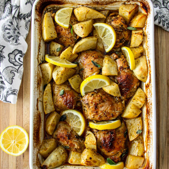 Greek Lemon Chicken and Potatoes