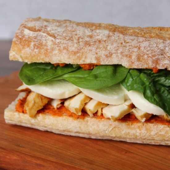 Tomato Pesto Chicken Sandwich