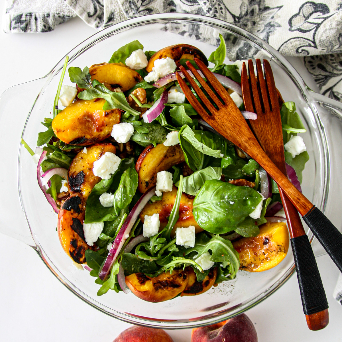Grilled Peach Salad