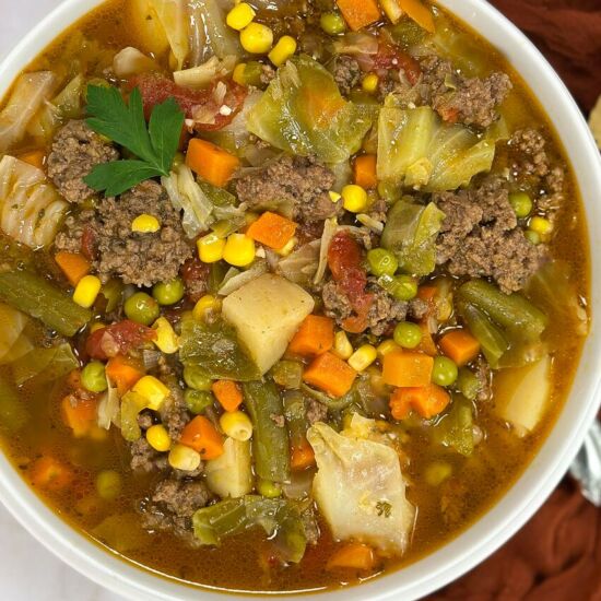 Ground Beef Vegetable Soup