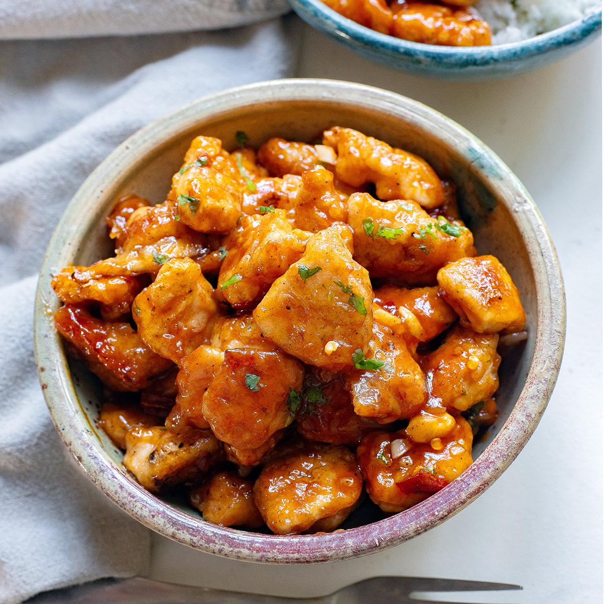 Honey Sriracha Chicken Bites
