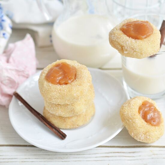 Caramel Apple Spice Thumbprints