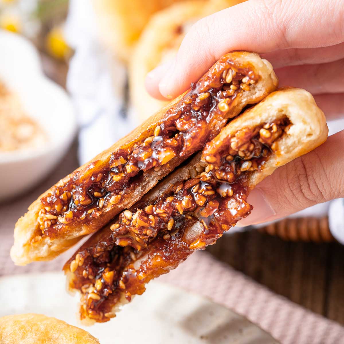 Hotteok (Sweet Korean Pancakes)