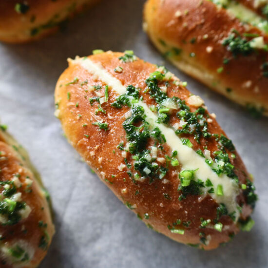 Easy Cream Cheese Garlic Bread