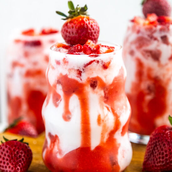 Dairy-Free Korean Strawberry Milk