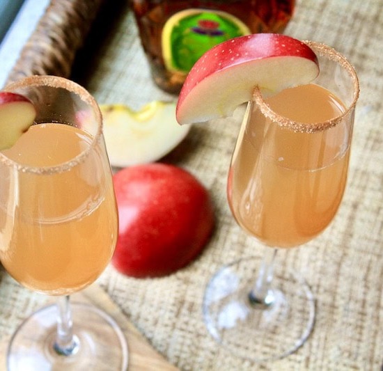 Maple Apple Cider Mimosas