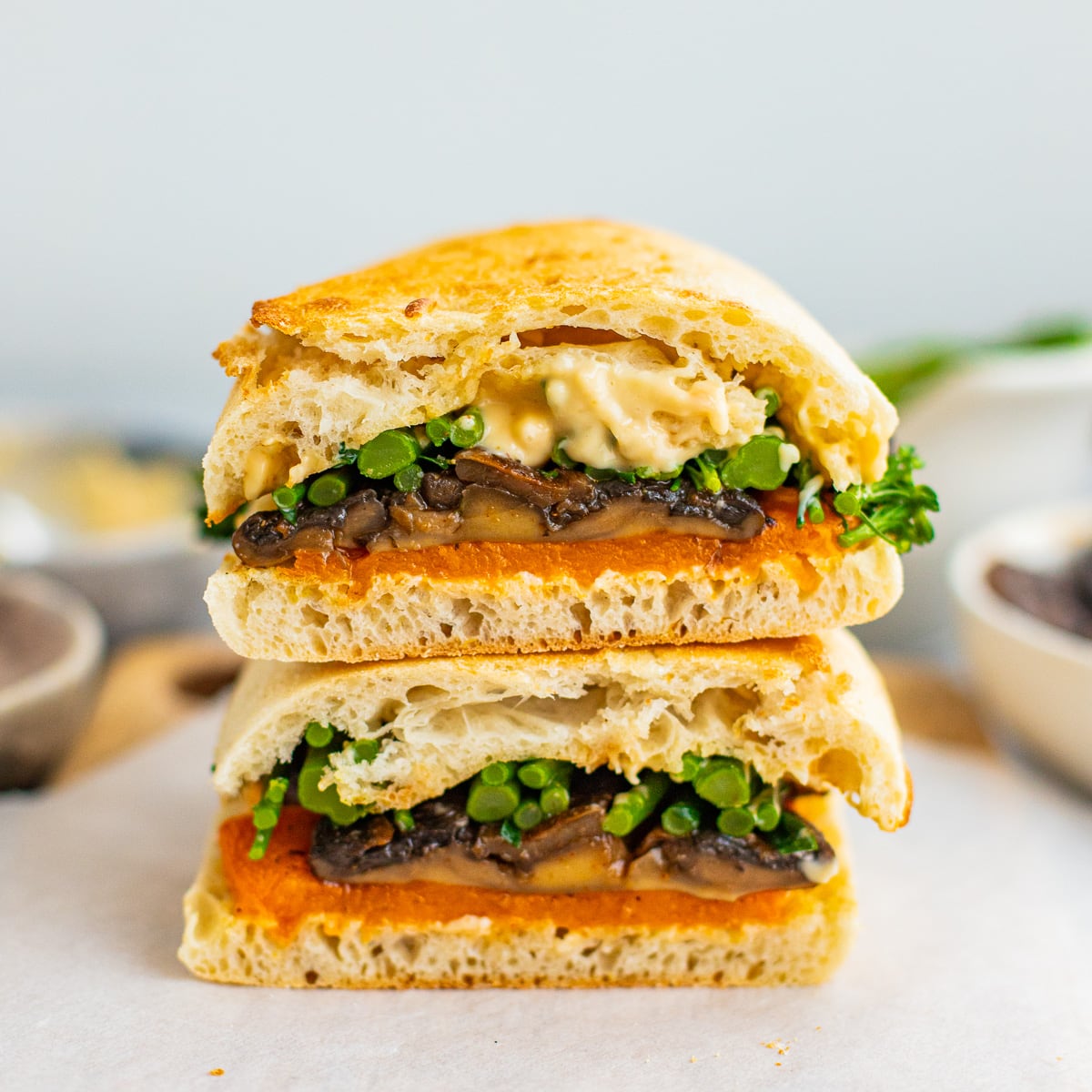 Mushroom Sandwich