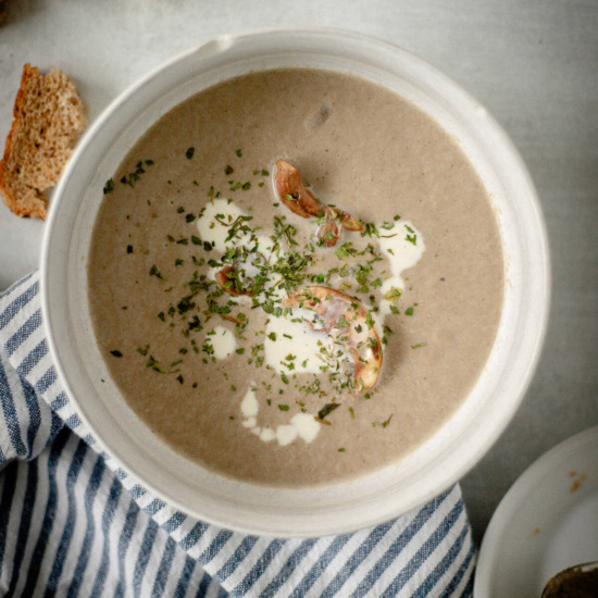 Mushroom Soup for Two