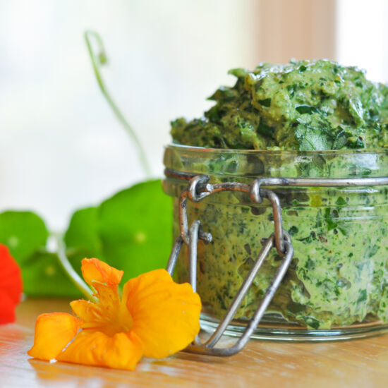 Nasturtium Pesto