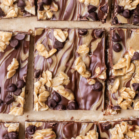 No Bake Chocolate Oat Bars