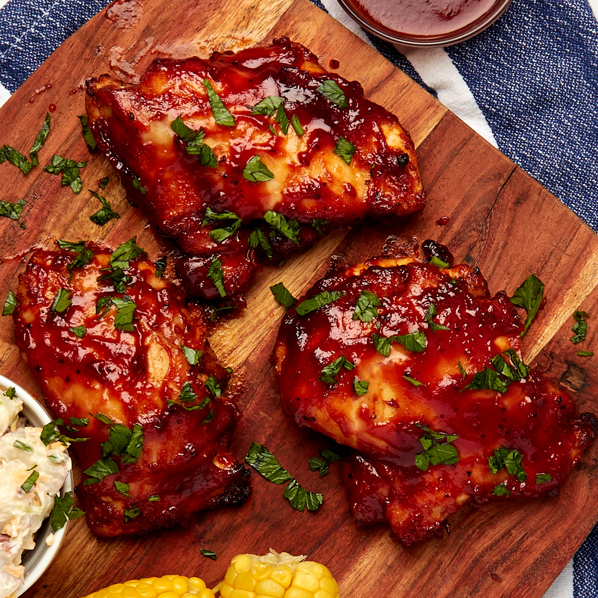 Oven-Baked BBQ Chicken Thighs