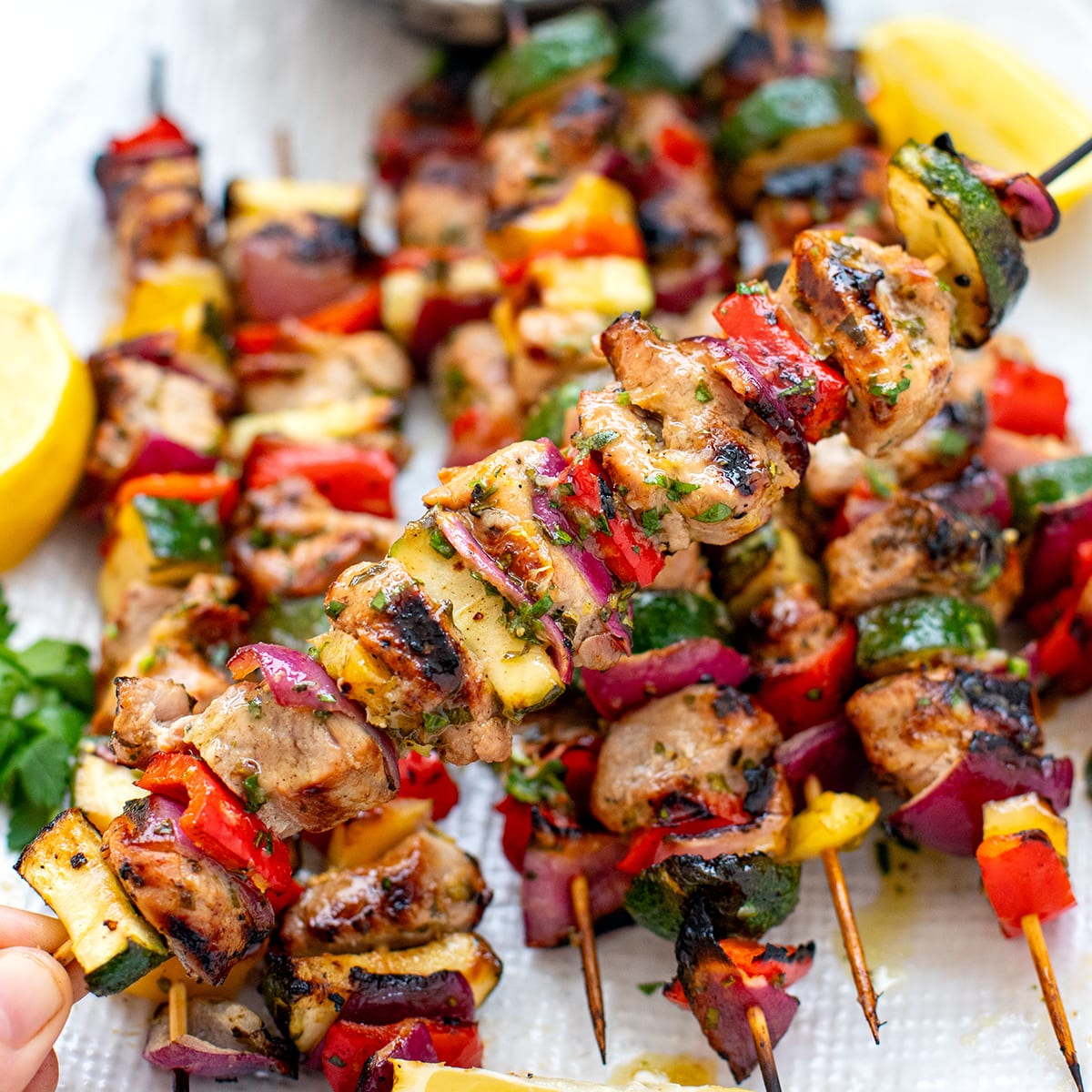 Pork Skewer Kabobs