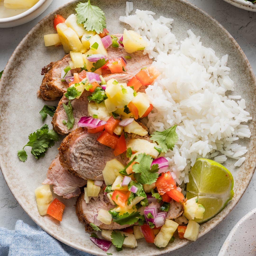 Pork Tenderloin w/ Pineapple Salsa