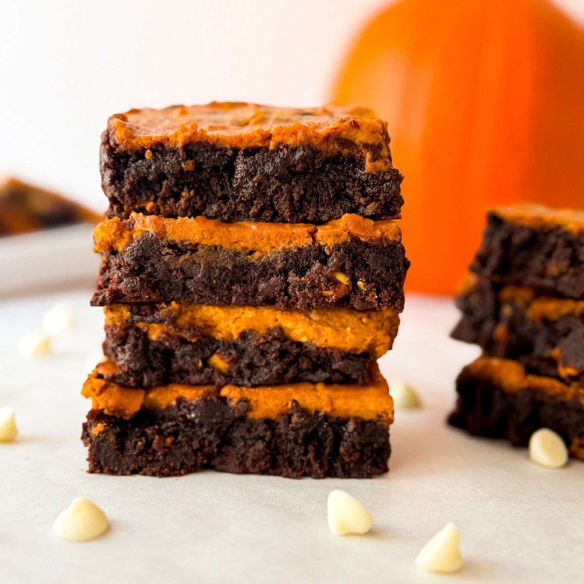 Pumpkin Cheesecake Brownies
