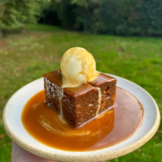 Pumpkin Spice Sticky Toffee Pudding