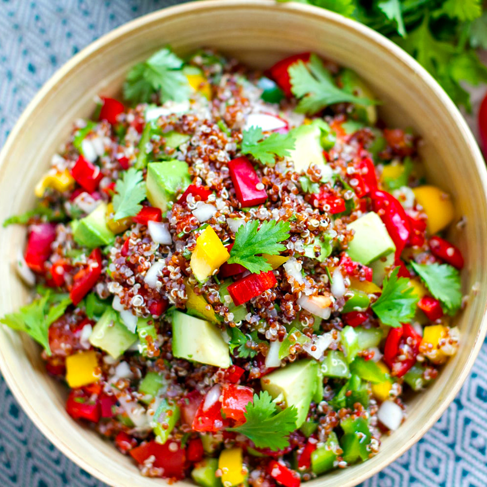 Cowboy Caviar Salad With Quinoa