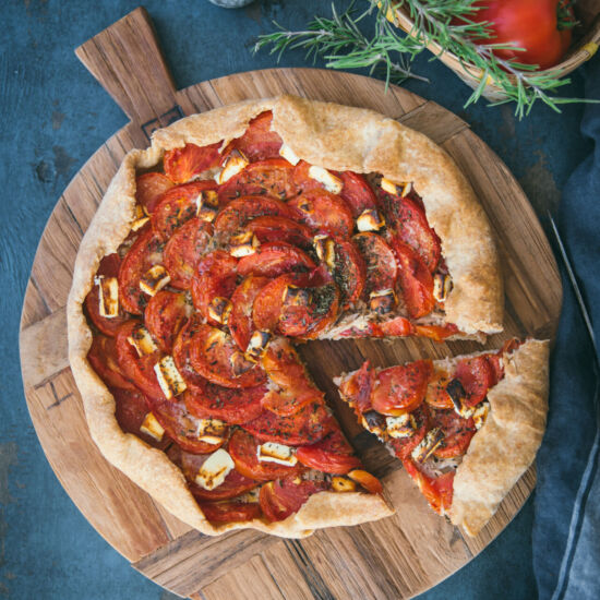 Tuna Tomato Mustard Tart