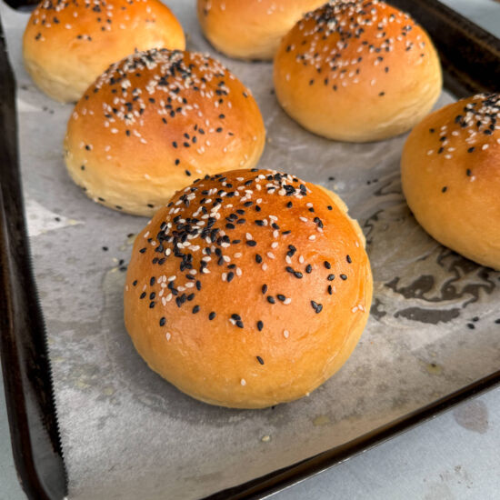 Roast Potato Burger Buns
