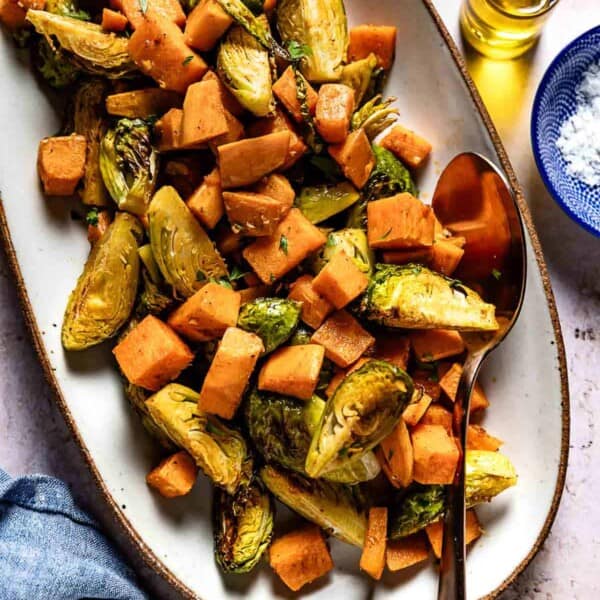 Roasted Brussels Sprouts and Sweet