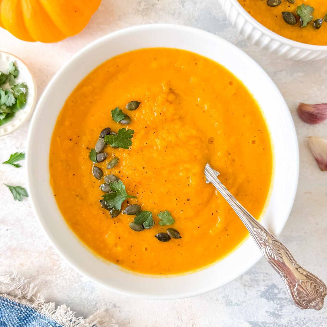 Roast Butternut Squash Carrot Soup