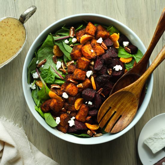 Roasted Beetroot & Pumpkin Salad