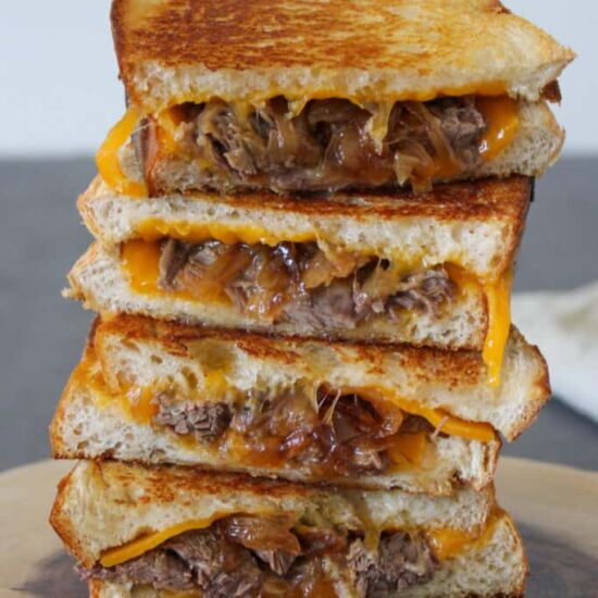 Braised Short Rib Grilled Cheese