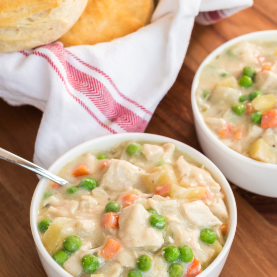 Slow Cooker Chicken Pot Pie