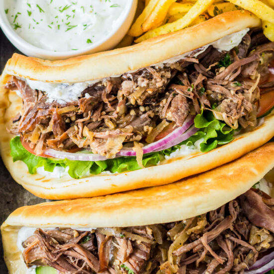 Crockpot Beef Gyros