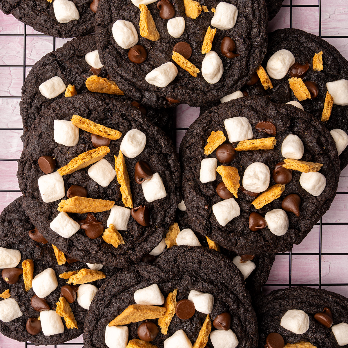Chocolate S’mores Cookies
