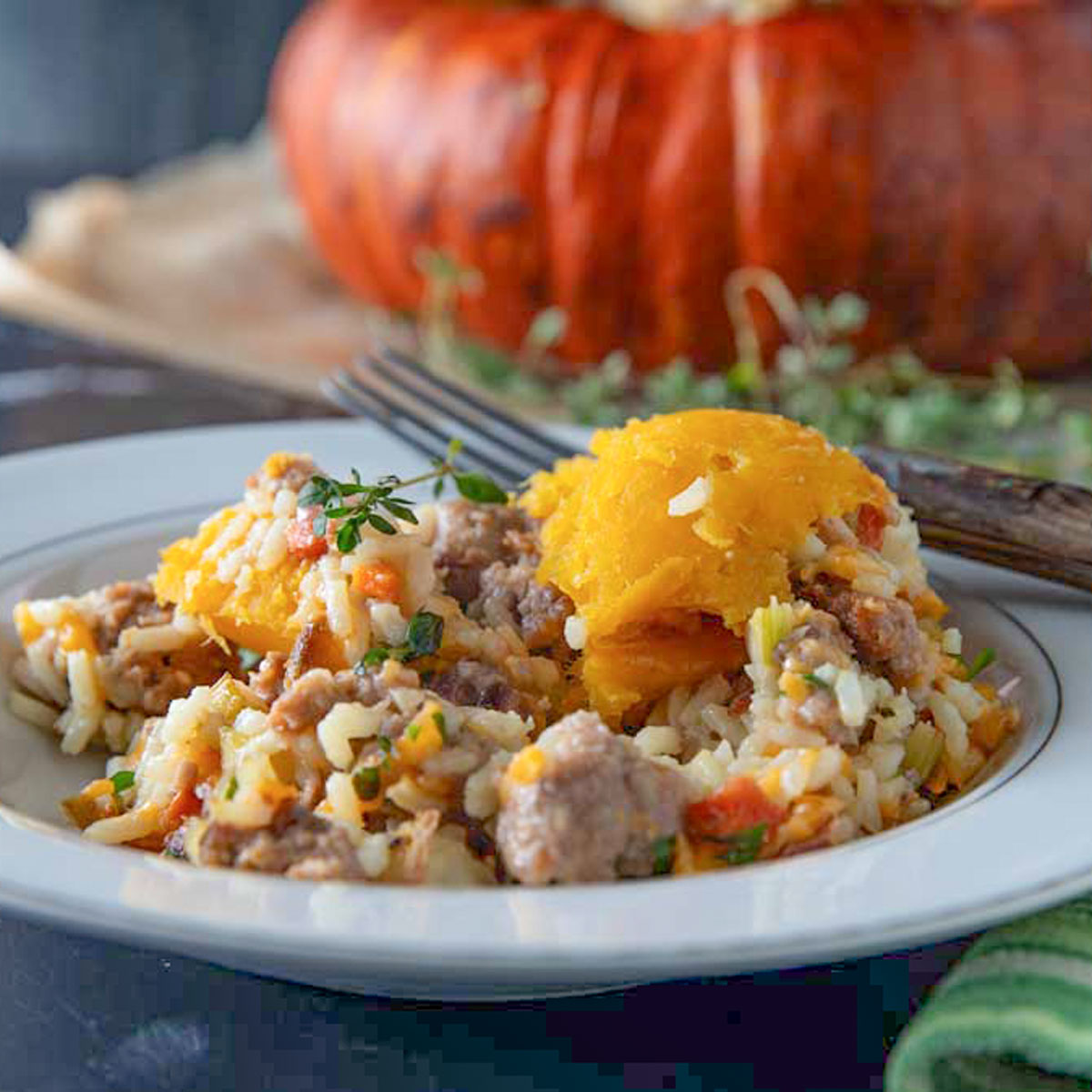 Stuffed Turban Squash