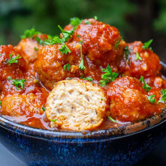 Chicken Meatballs (Sweet and Sour)