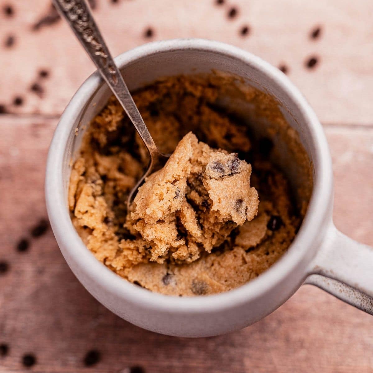 Oat Flour Chocolate Chip Tahini Mug